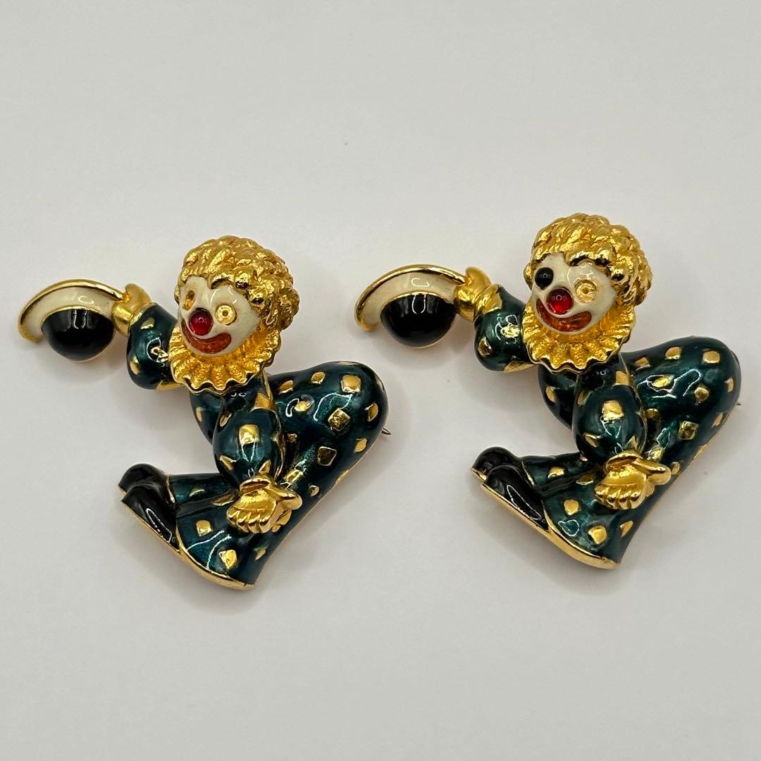 JOMAZ ジョマーズ ブローチ ピエロ 2点セット