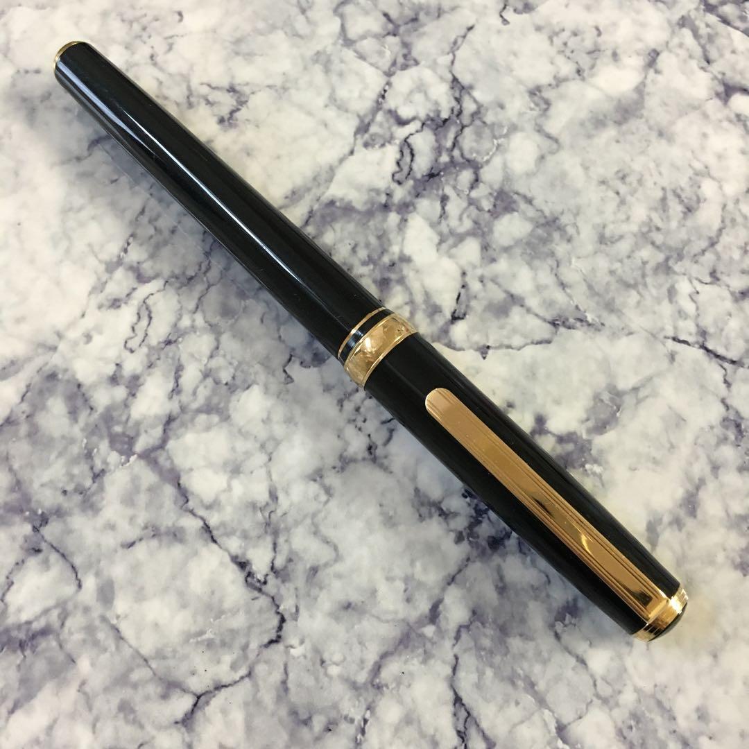 #0195 オーバーホール済み 金使用量最大級 PLATINUM 18k 万年筆