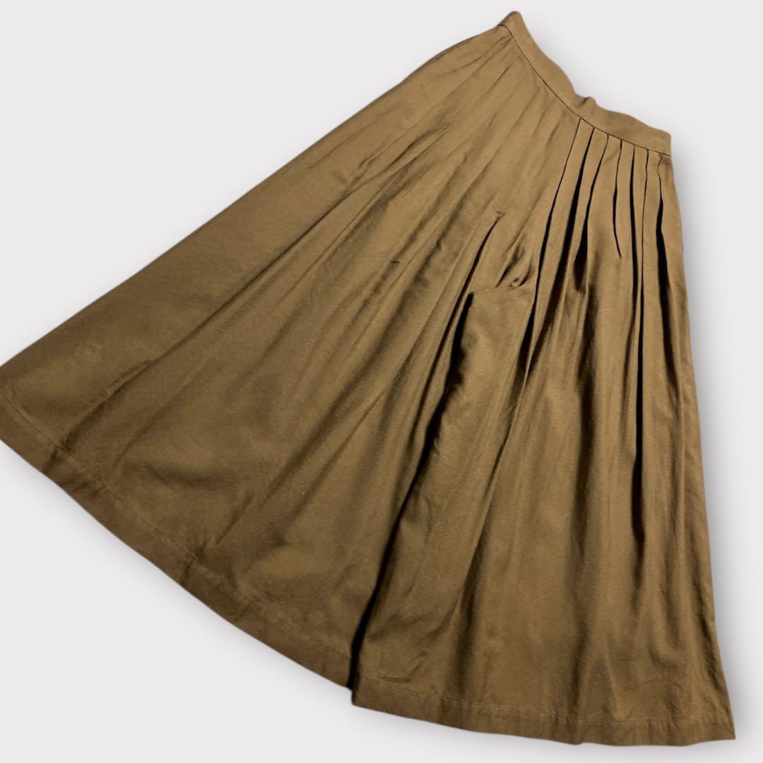 美品✨ミナペルホネン chiaro プリーツパンツ ロング ガウチョ