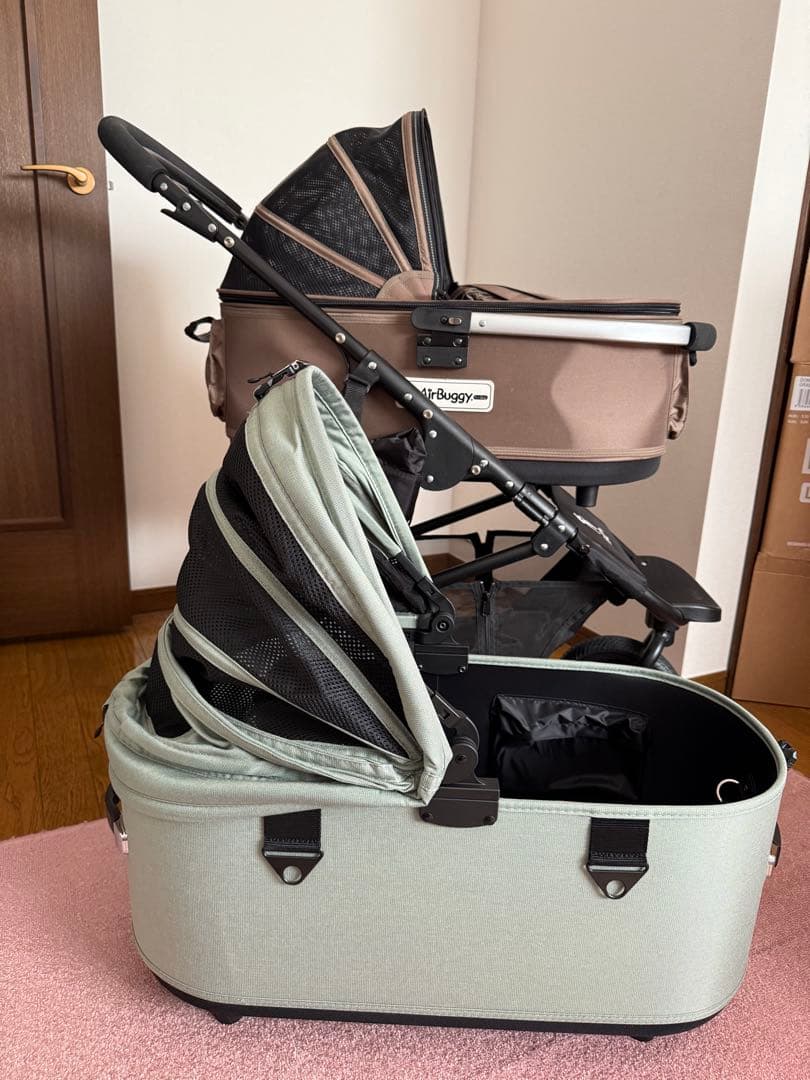 エアーバギー フレーム本体とコット2個セット