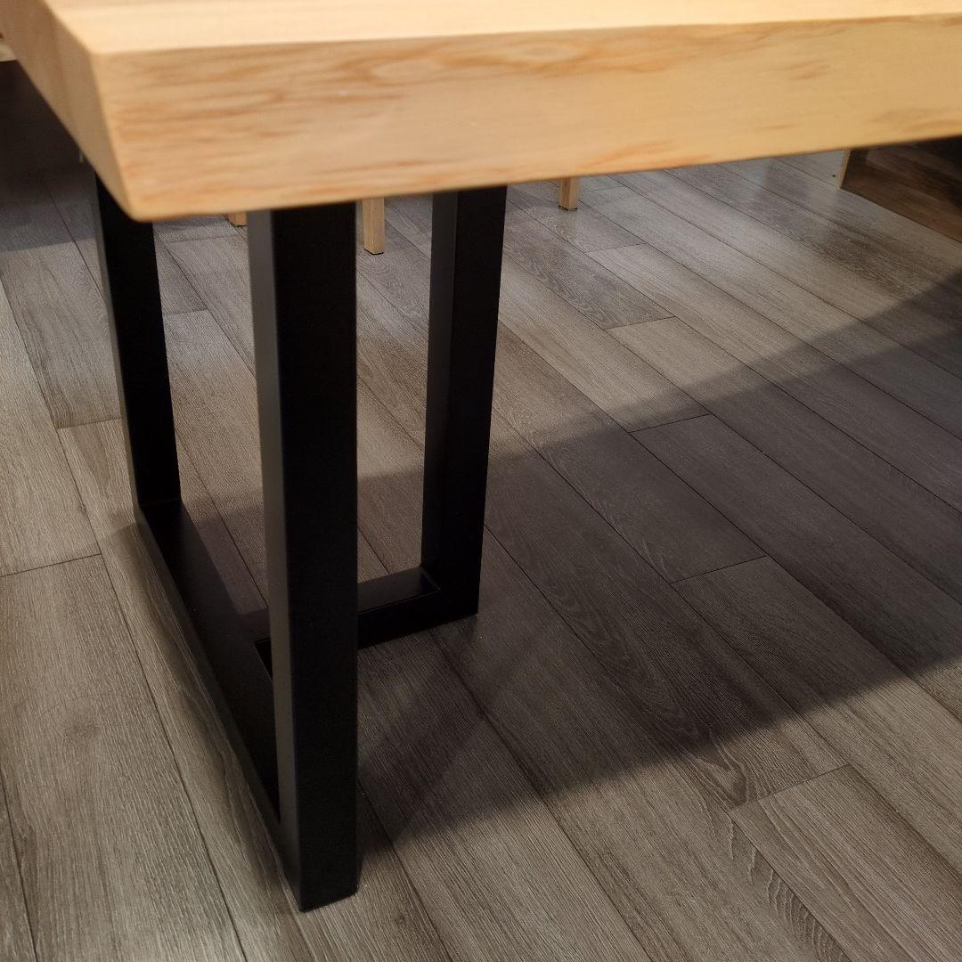 無垢材 ダイニングテーブル 一枚板+脚　杉