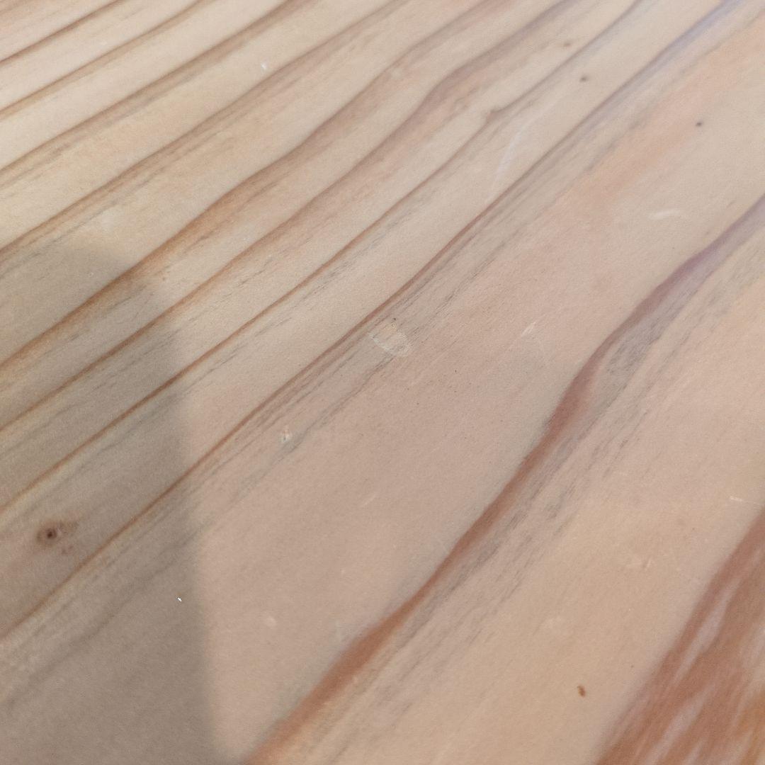 無垢材 ダイニングテーブル 一枚板+脚　杉