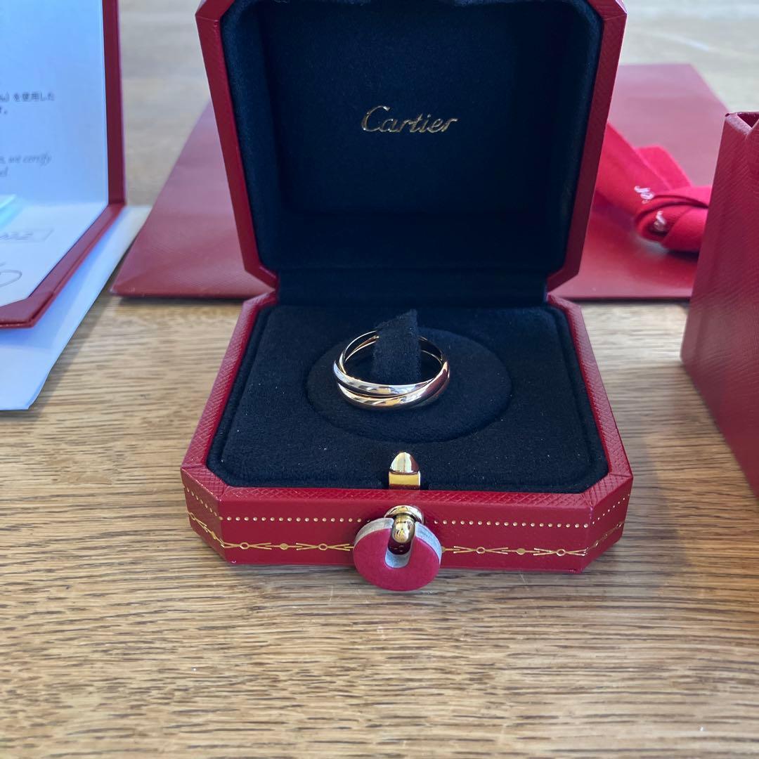 カルティエ　トリニティリング　スモールSM 56 16号(旧タイプ)