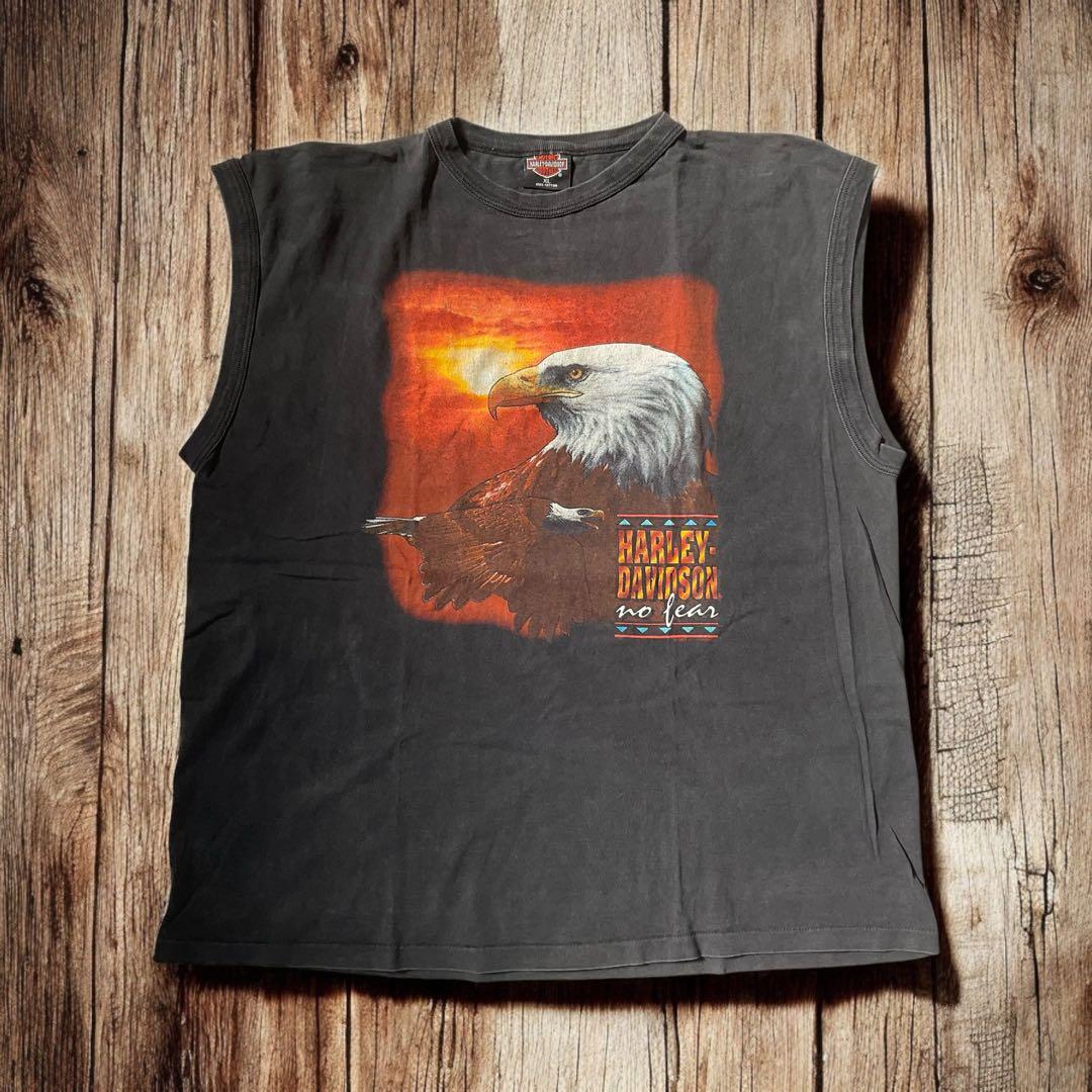 【Harley-Davidson】イーグルタンクトップ　公式タグ XL レア品