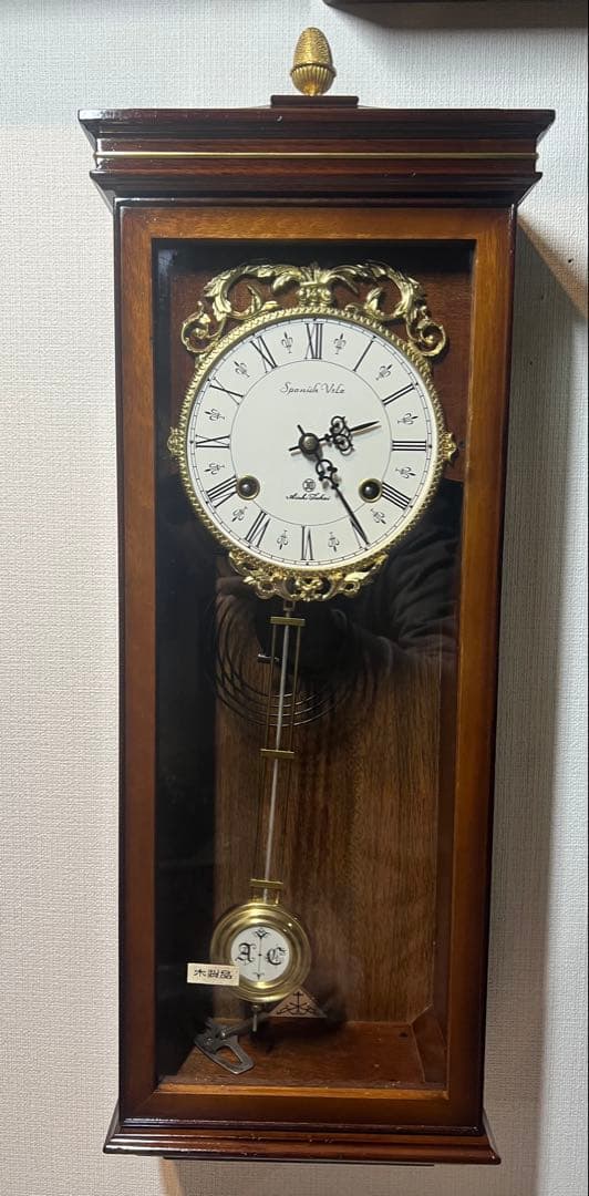 AICHI愛知30DAY振り子時計ゼンマイ掛け時計柱時計古時計昭和レトロ