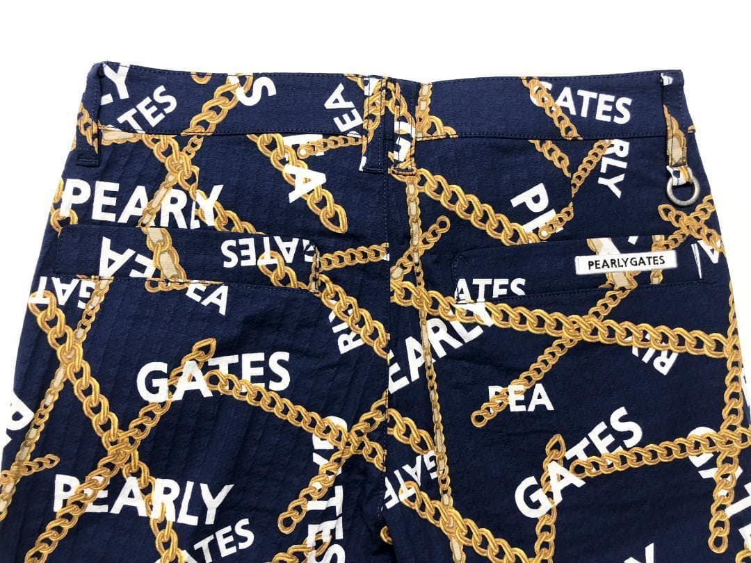 ○★新品未使用　PEARLY GATES　チェーン柄　ストレッチパンツ　2