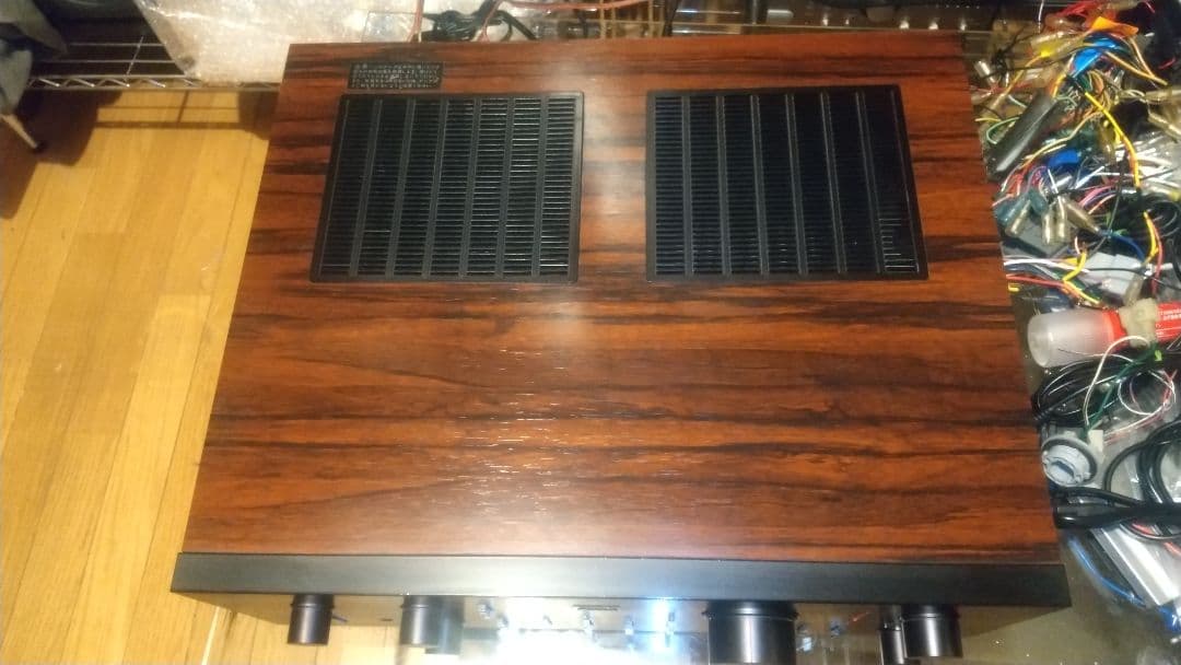 SANSUI AU-D707F ブラック ステレオプリメインアンプ メンテ施工済