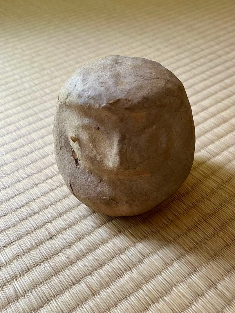 高崎達磨 達磨の木型　2 張子の達磨　中身あり　木型付き　骨董　民藝