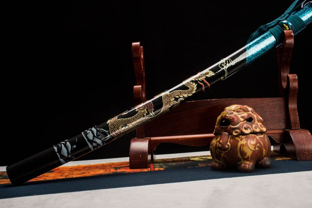 1050-武具 刀装具 日本刀　模造刀 居合刀 武士道 武蔵 鑑賞用 手鍛造打