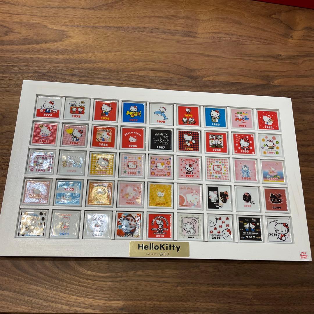 ハローキティHELLO KITTY 45周年記念　有田焼　マグネットコレクション