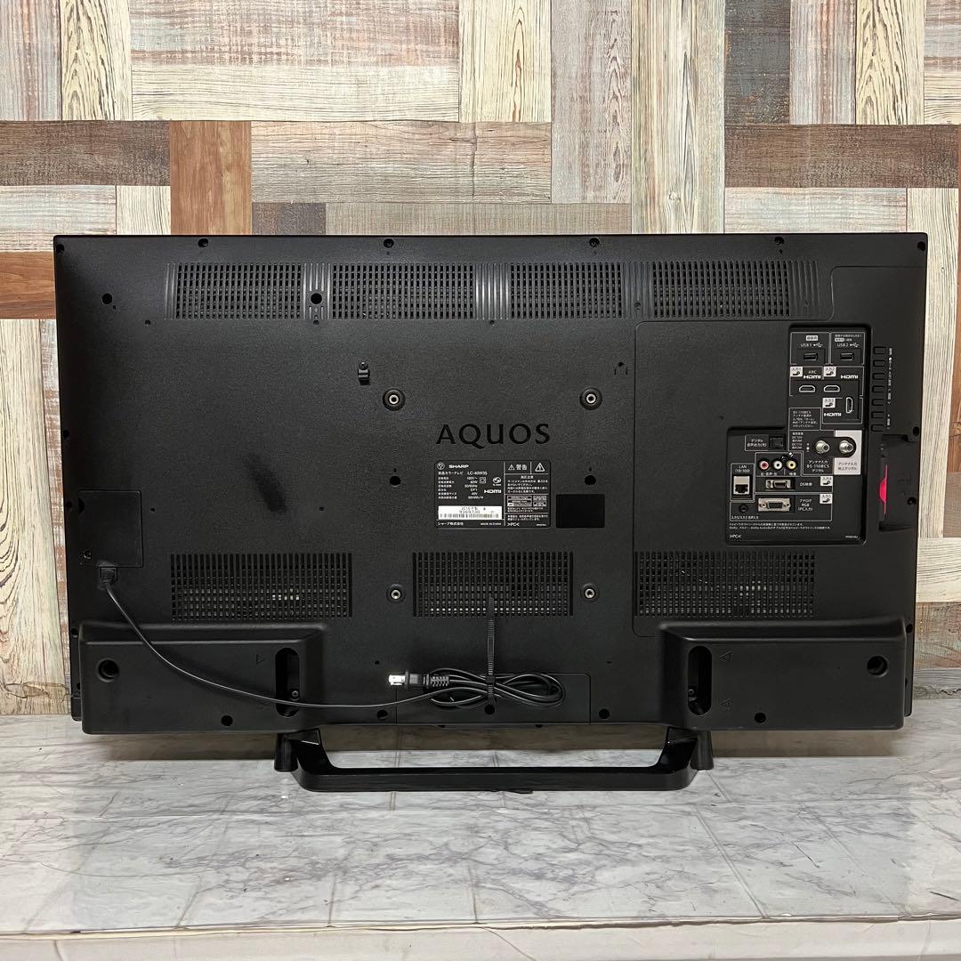 即日受渡❣️全国送料込シャープ40型液晶テレビユーチューブ可Wチューナー