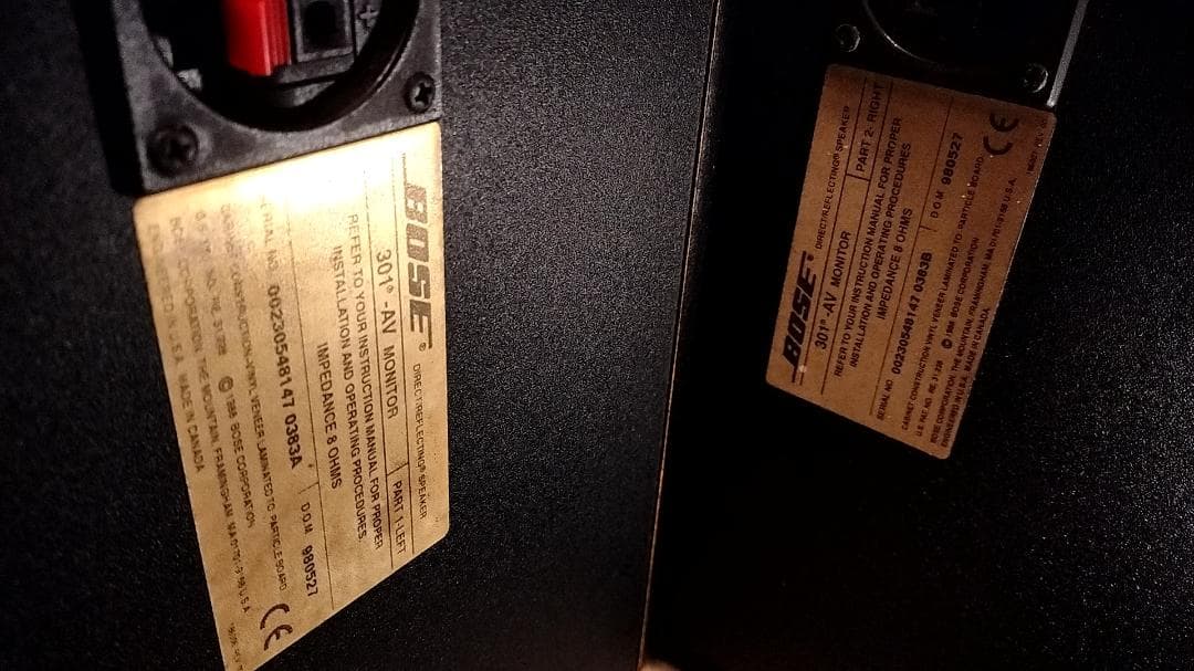 BOSE ボーズ 301 AV MONITOR スピーカー ペア