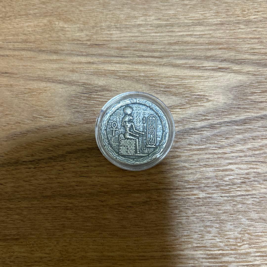 銀メダル　エジプト　ネコ　1/2オンス