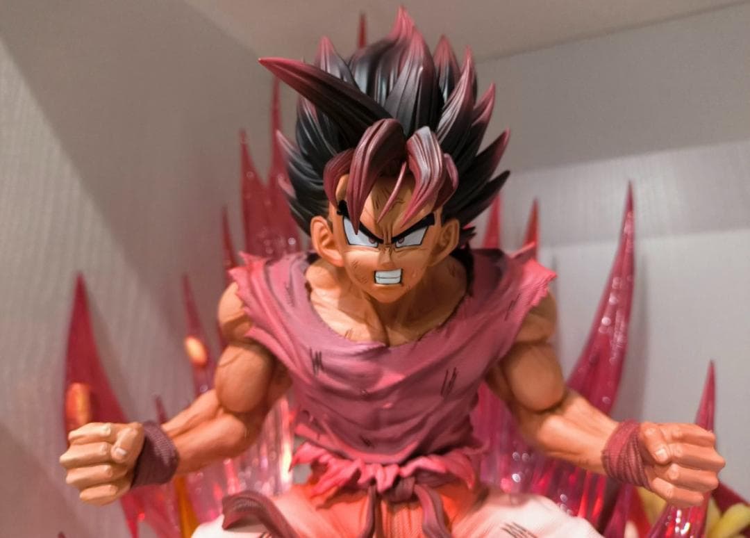 ドラゴンボール 界王拳 孫悟空 1/4 樹脂 彫刻フィギュア