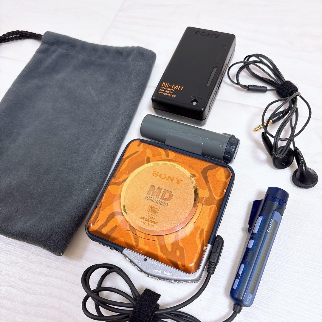 SONY MD ウォークマン 迷彩柄　ᎷZ-E45