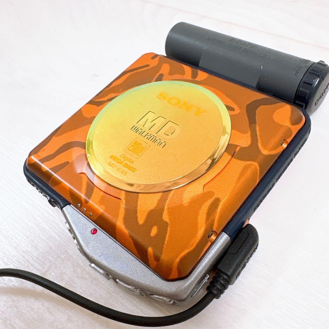 SONY MD ウォークマン 迷彩柄　ᎷZ-E45