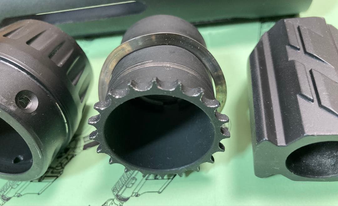 ICS CS4 ショート チューブラー ハンドガード ICS-MA-183