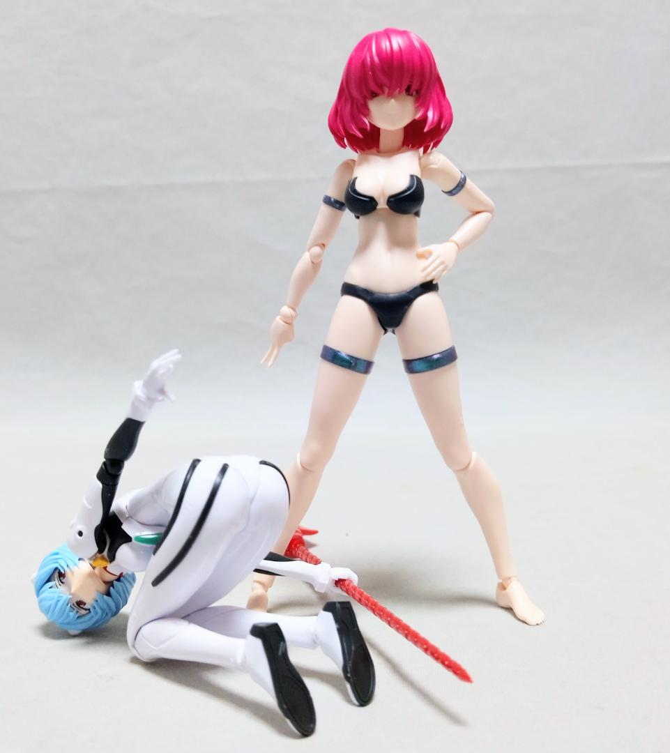 2体セット 完成品 30MP 綾波レイ(プラグスーツVer.) 組立て済