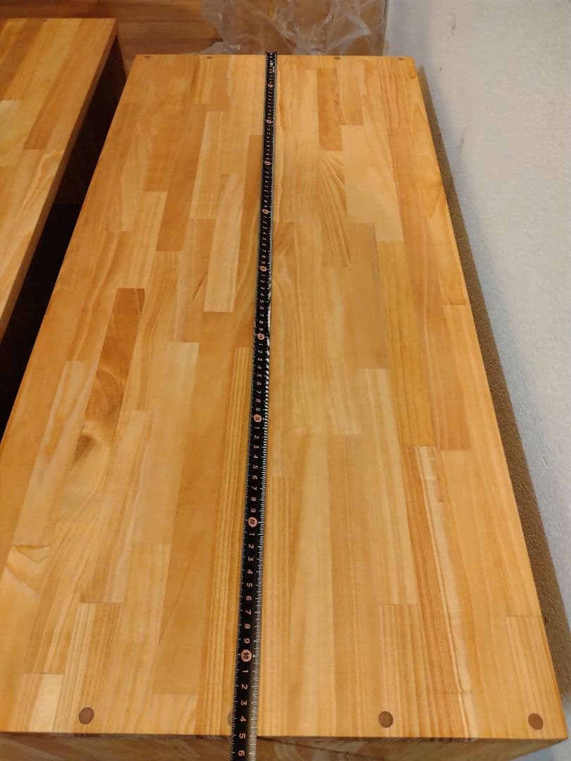 木製　ハンドメイド　オーダー　コの字　テーブル　サイドテーブルラック　カウンター