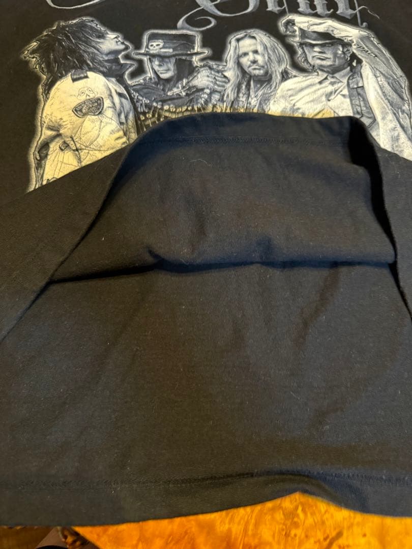 バンドTシャツ モトリークルー2008年ライブツアーTシャツXL ブラック美品