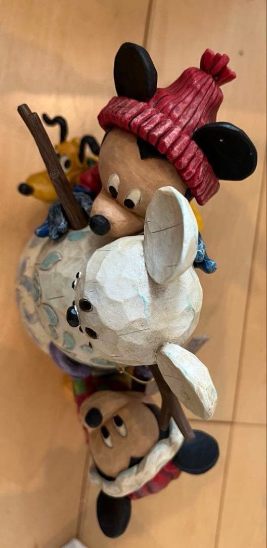 ミッキーマウスと愉快な仲間たちのミッキーman（スノーマン）雪だるま作り