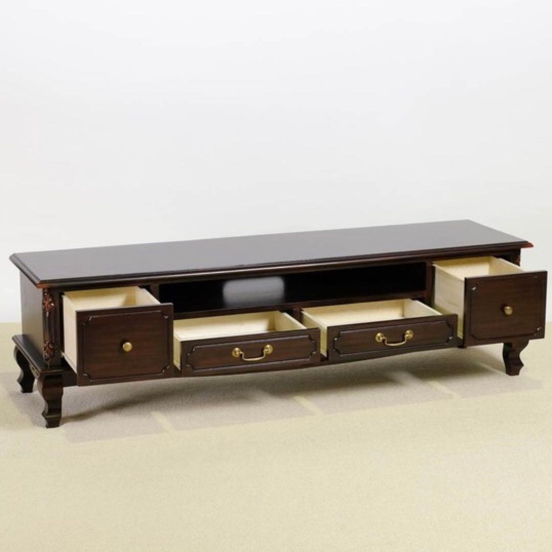 F 新品 テレビボード L テレビ台 ラック リビング収納 ボード アンティーク