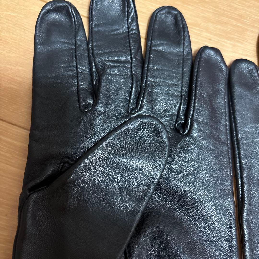 STUSSY レザー手袋 SMサイズ　ブラック
