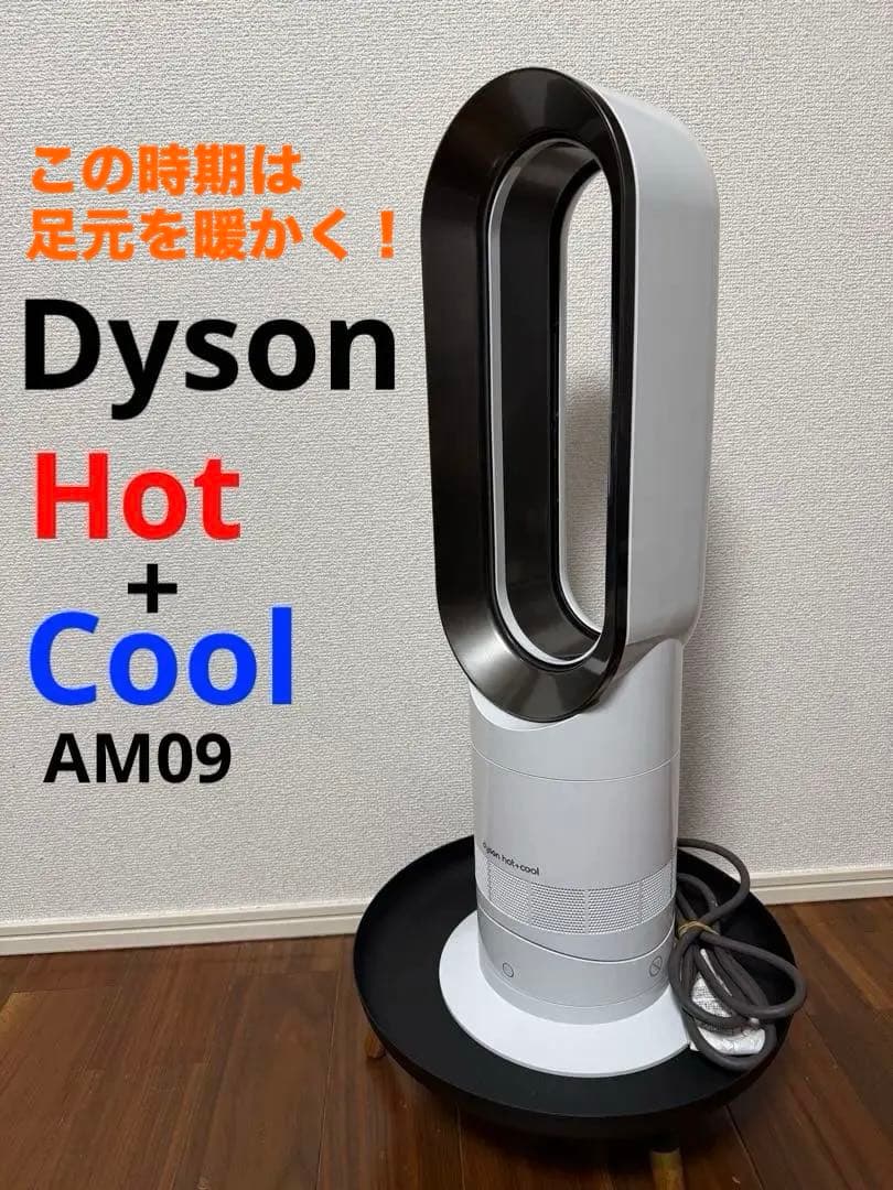 【本体未使用級】ダイソン Dyson Hot＋Cool AM09 ホワイト