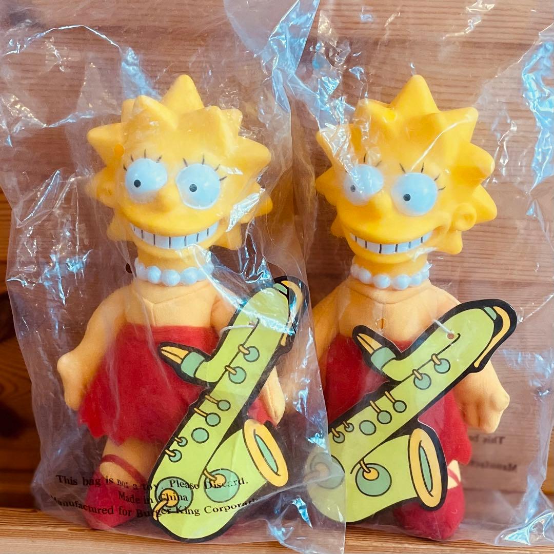 シンプソンズ6体　バーガーキング1990年製 ※未開封品