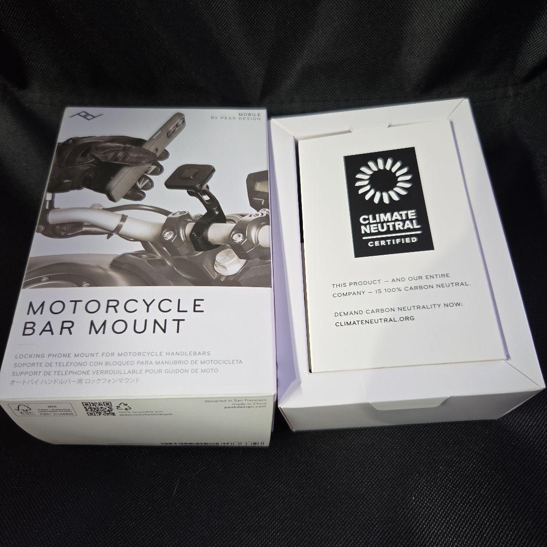 Peak Design モーターサイクル バー マウントM-MM-AB-BK-1