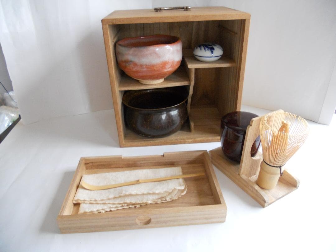 茶道具　短冊箱 付 茶道 お点前 セットです。
