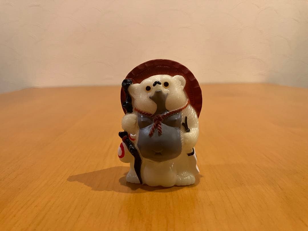 REAL HEAD リアルヘッド 真平たぬき 蓄光　真頭玩具 ソフビ