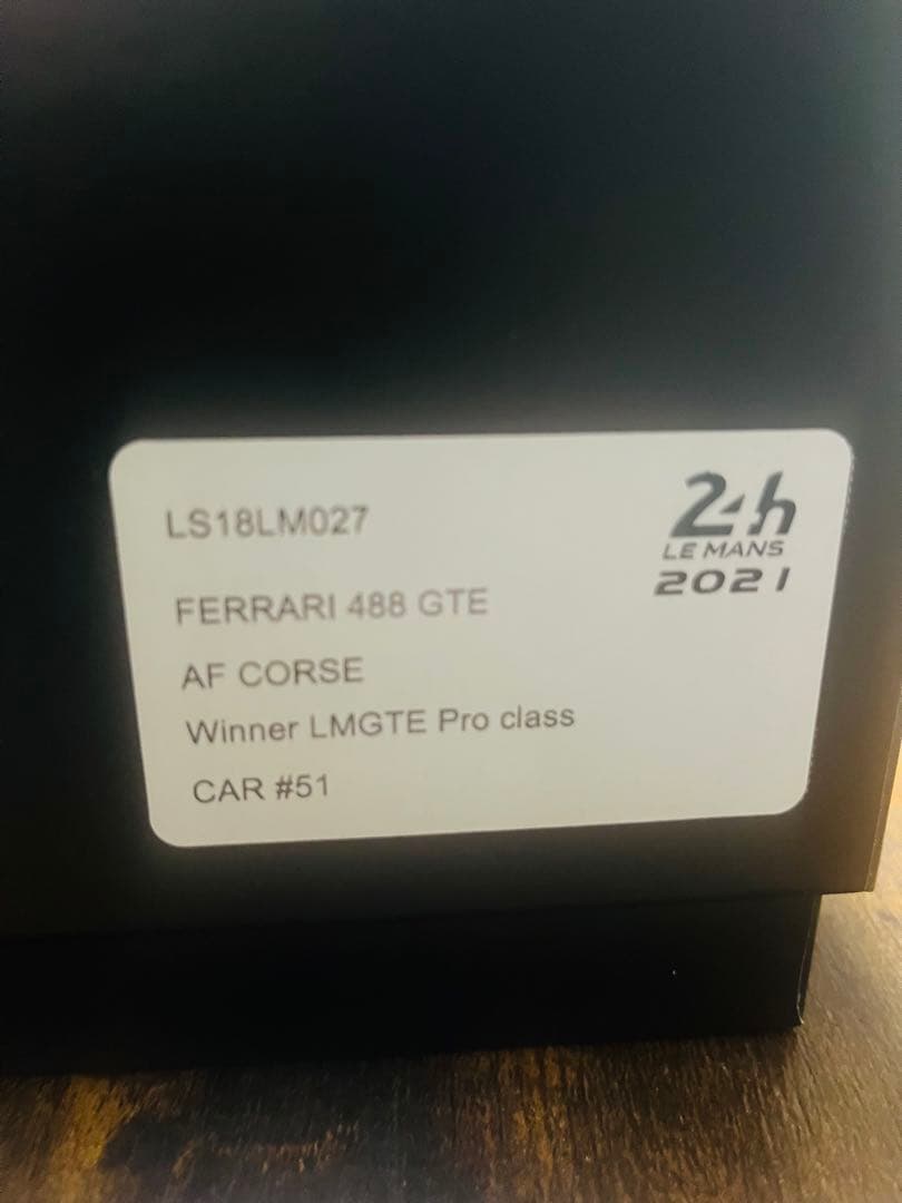 ルックスマート　1/18 Ferrari 488 GT3 ミニカー