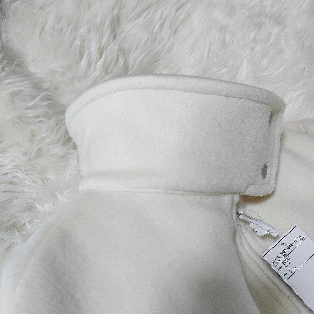 未使用☆和田颯 how Melton Coat Ivory 002 Da-iCE