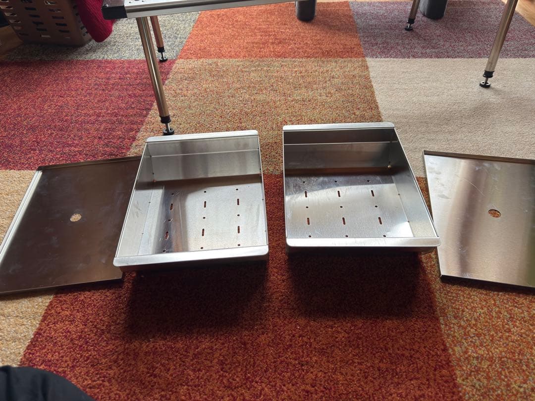  peak igt フレーム4ユニット30脚　ステンボックス✖︎2 セット