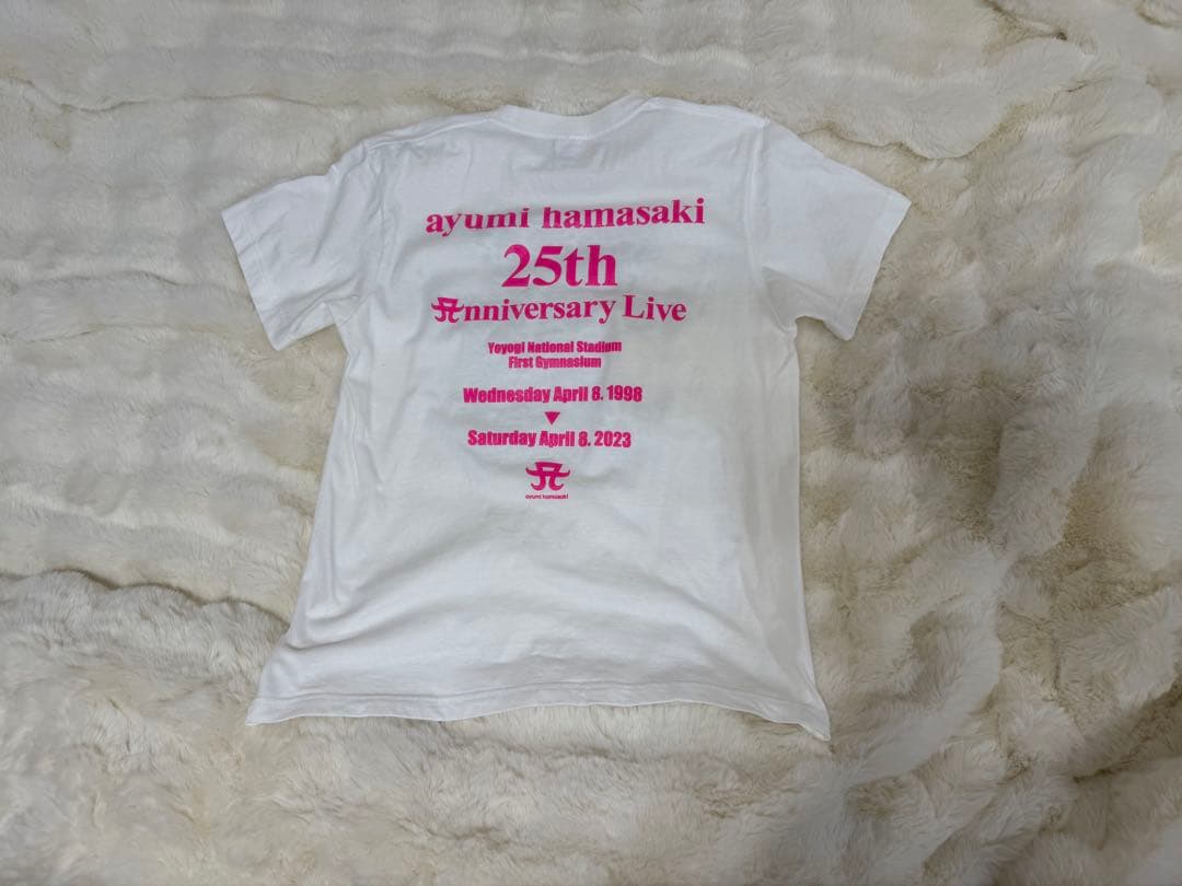 【美品】浜崎あゆみ25周年 25th Anniversary Live Tシャツ