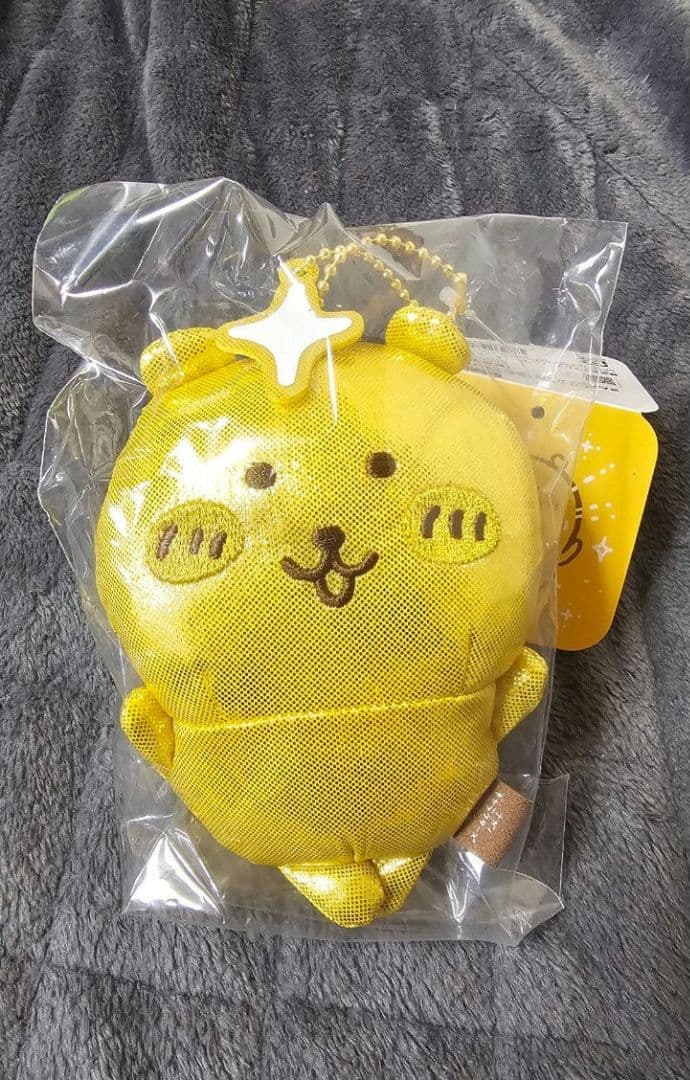 ナガノキャラクターズ きんきらナガノのくまのマスコット ナガノマーケット 金くま