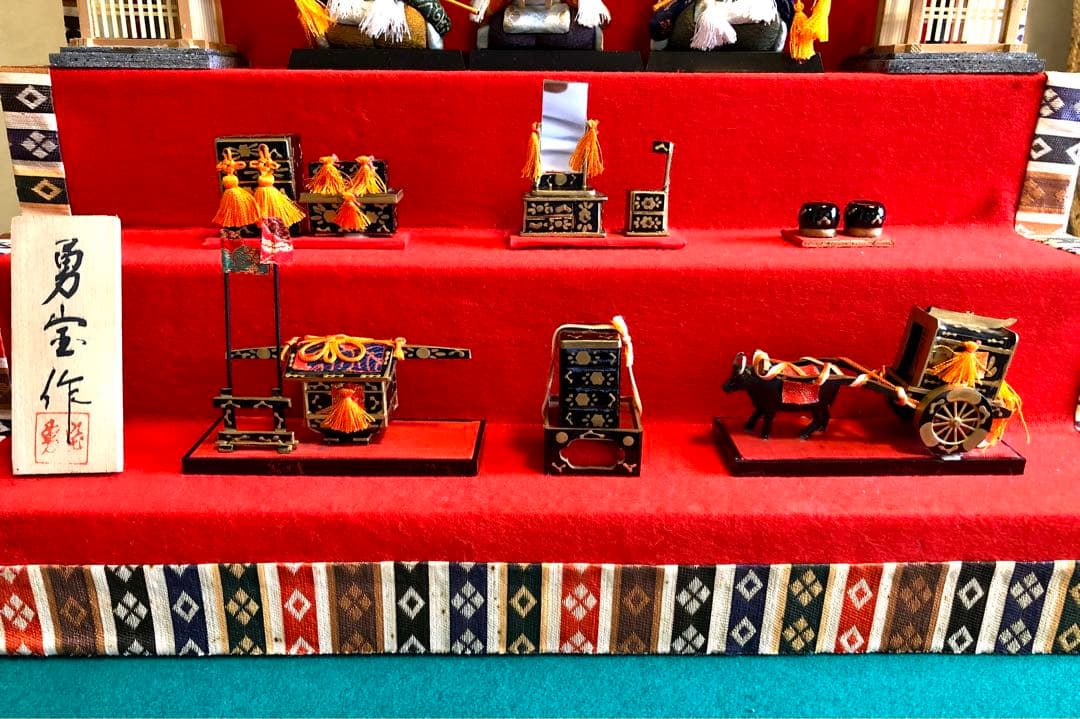 ★ブルートパーズ★　ひな人形　七段飾り　勇宝作