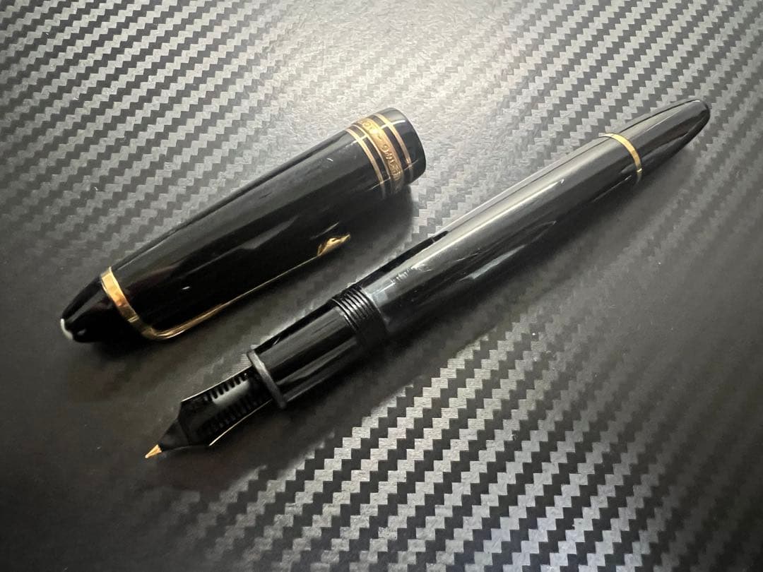 モンブラン マイスターシュテュック 146 14C 全金 万年筆 F 細字