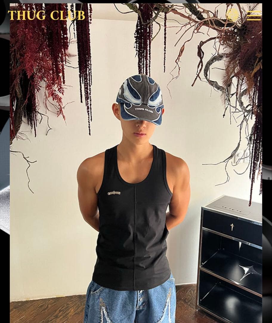 【新品未使用】THUG CLUB サグクラブタンクトップ ブラック 2サイズ