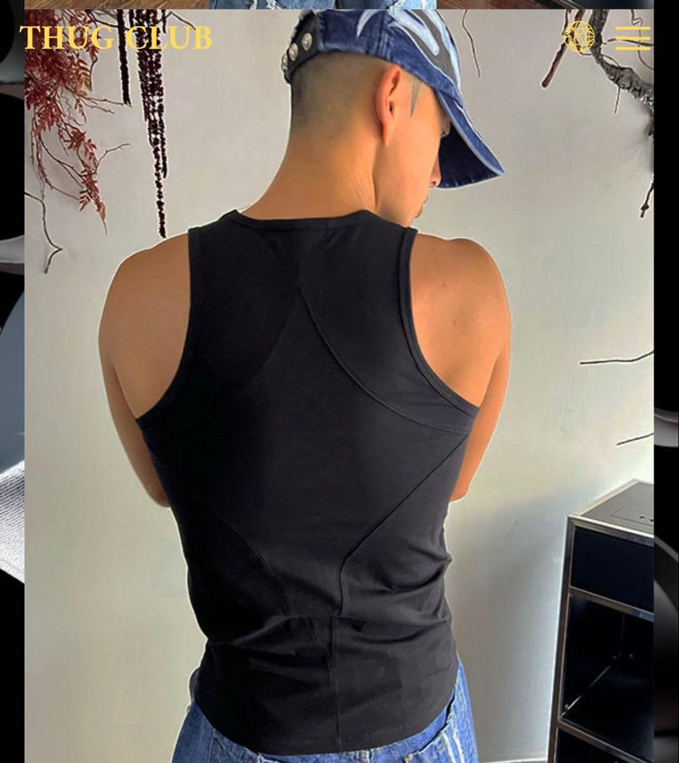 【新品未使用】THUG CLUB サグクラブタンクトップ ブラック 2サイズ