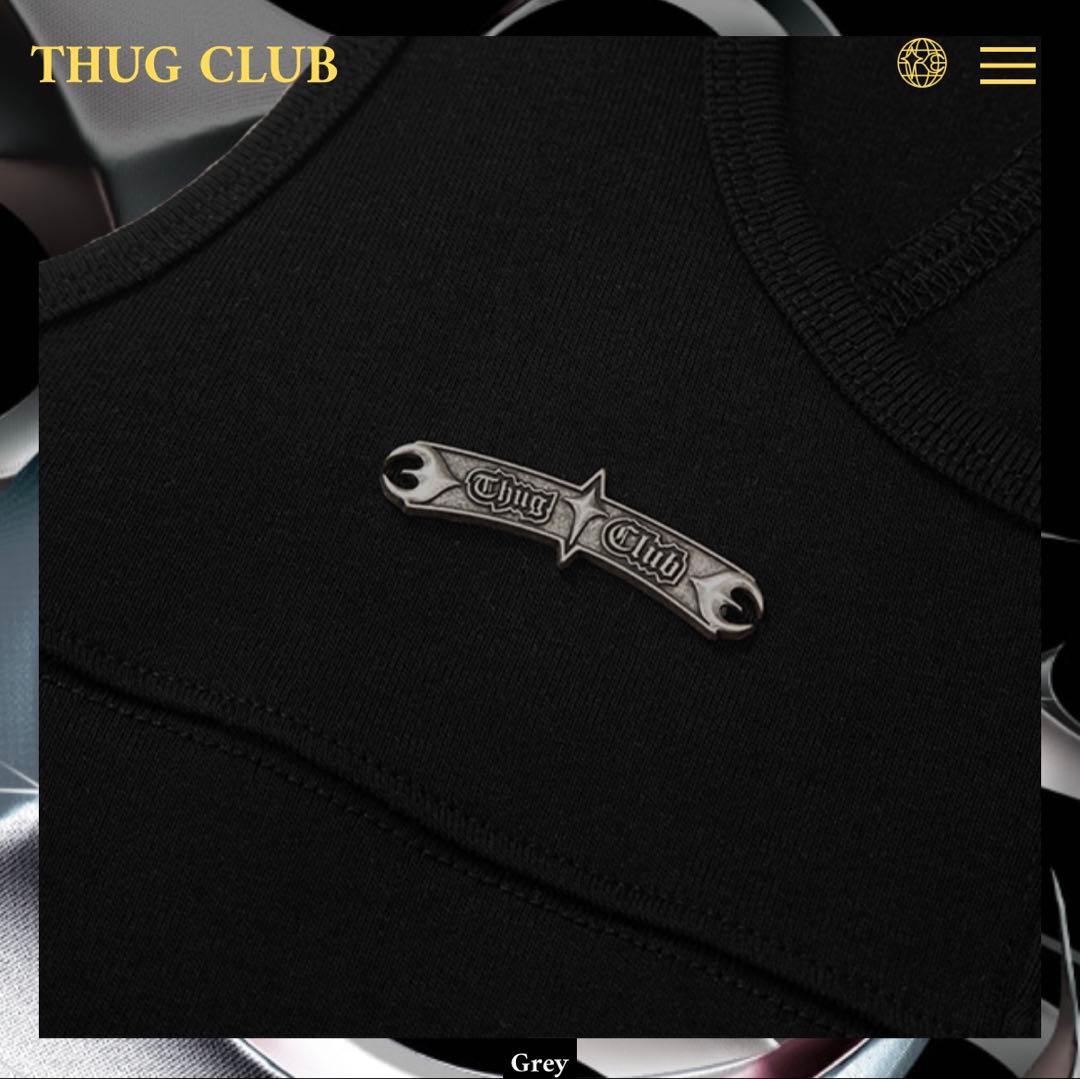 【新品未使用】THUG CLUB サグクラブタンクトップ ブラック 2サイズ