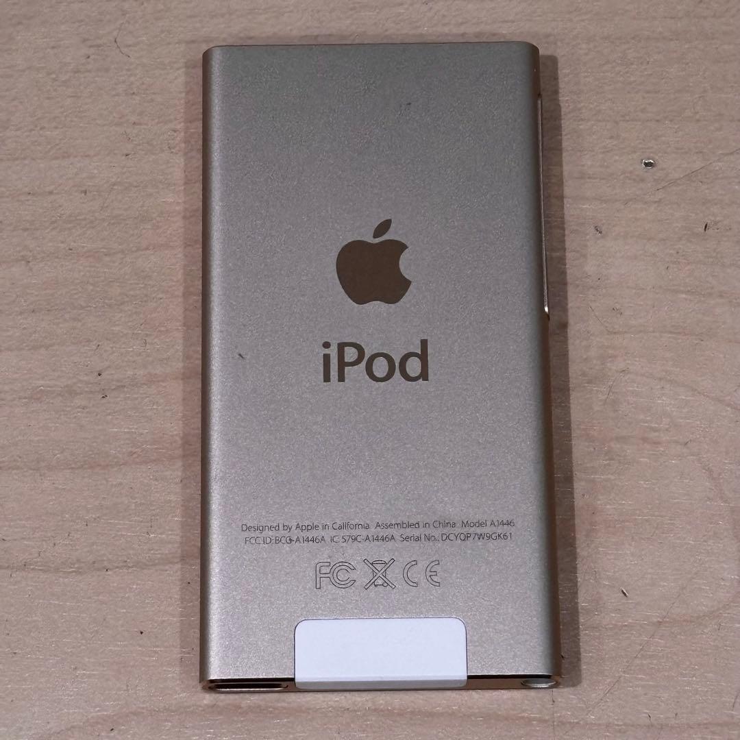【美品】iPod nano 第7世代 16GB ゴールド A1446 ケース