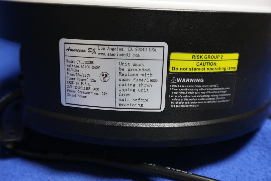 American DJ Jelly Dome 照明 DMX512 Xmas