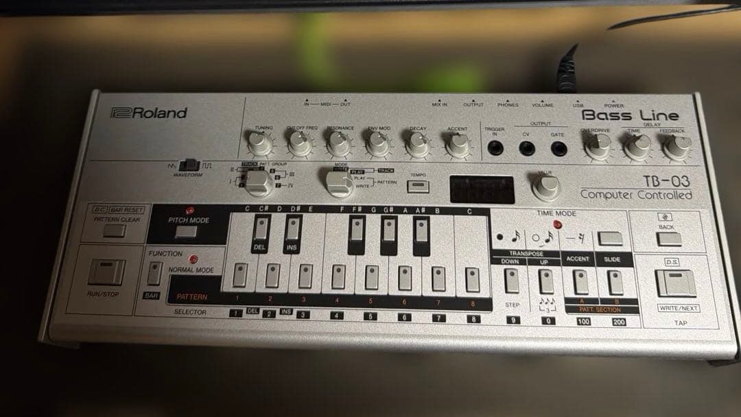 Roland TB-03 + OYAIDE ケーブルClass B 1.5m