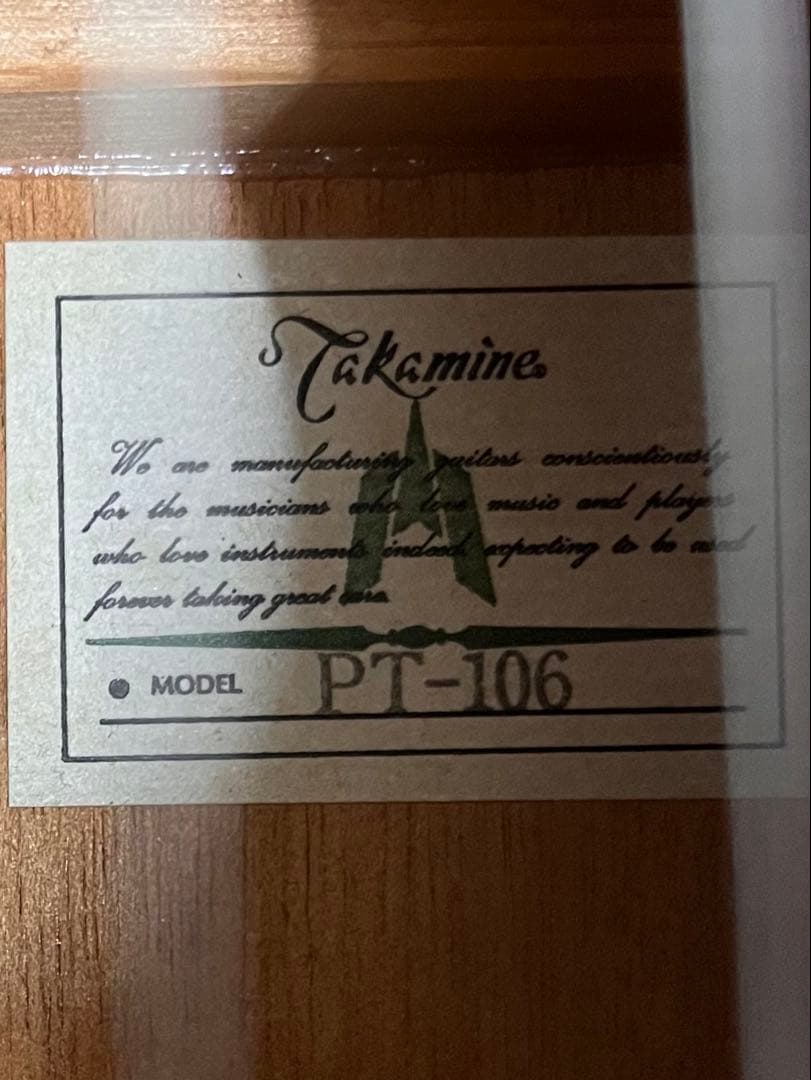Takamine エレアコ PT-106