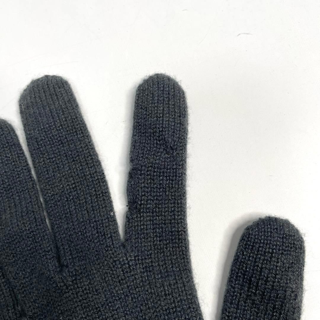 エルメス カシミア 手袋 グローブ M H柄 トリマイヨン