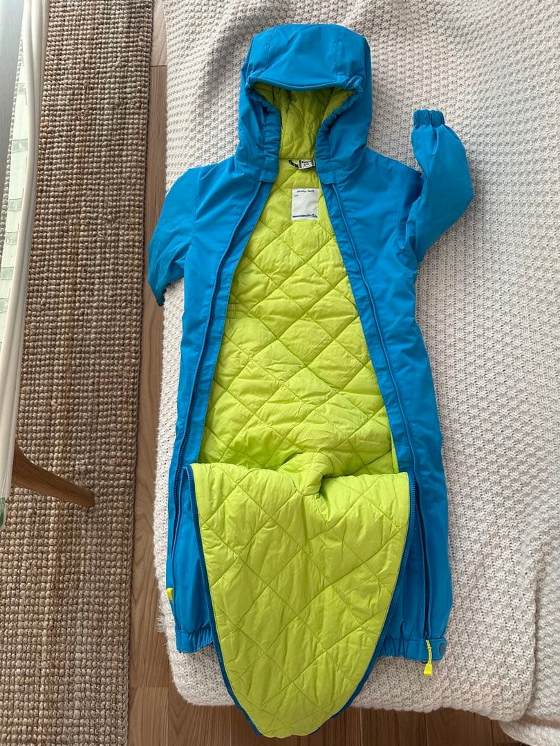 montbell モンベル パウダーカバーオール 80 スキーウェア　防水防寒