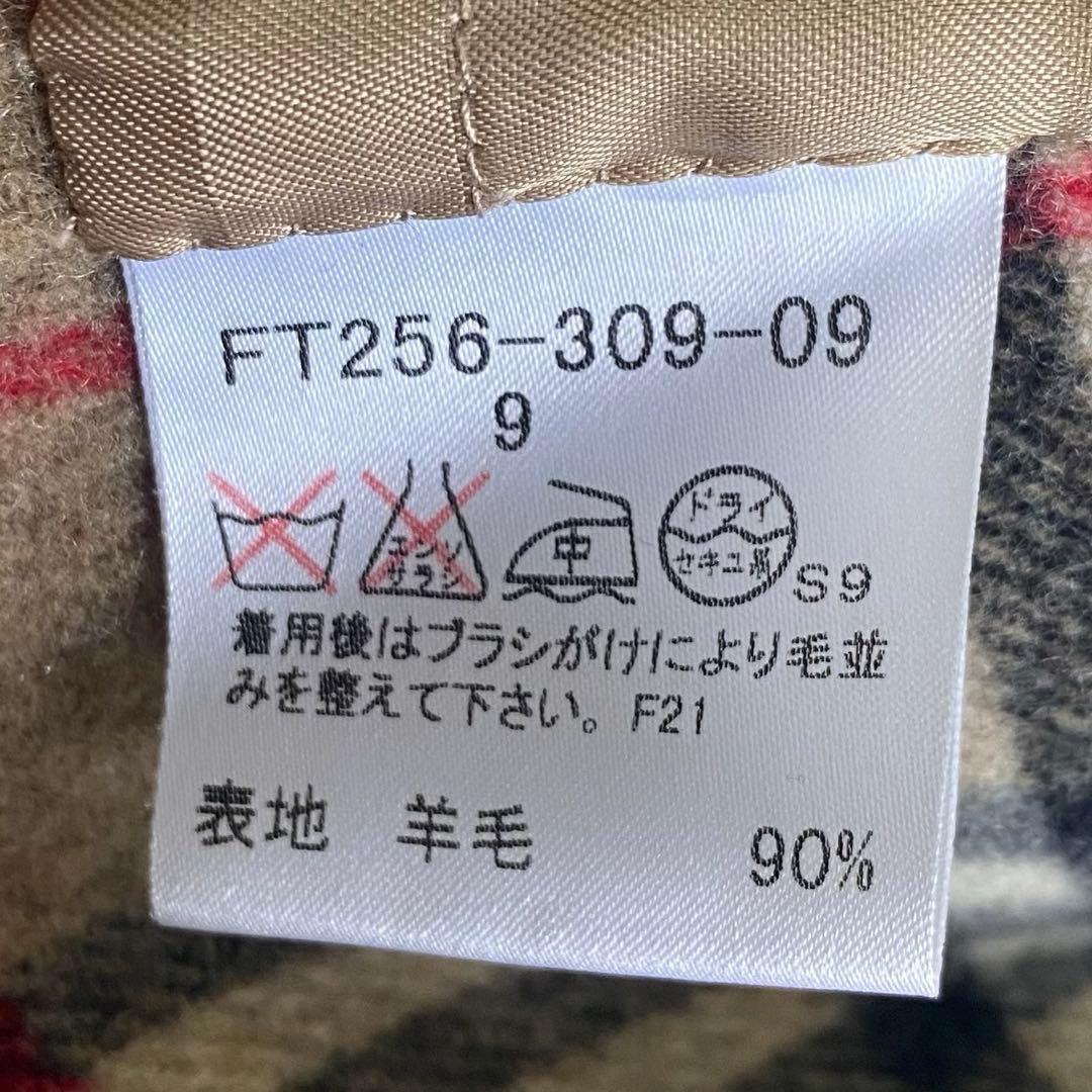 バーバリーロンドン　BURBERRYステンカラーコート　羊毛 カシミヤM 黒