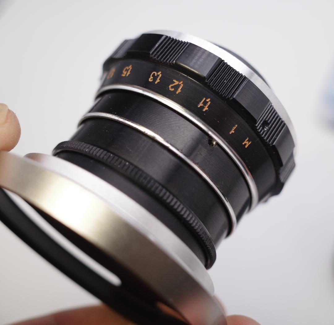32　未使用新品　 インダスター61 　L39　53ｍｍｆ2.8　アダプター付